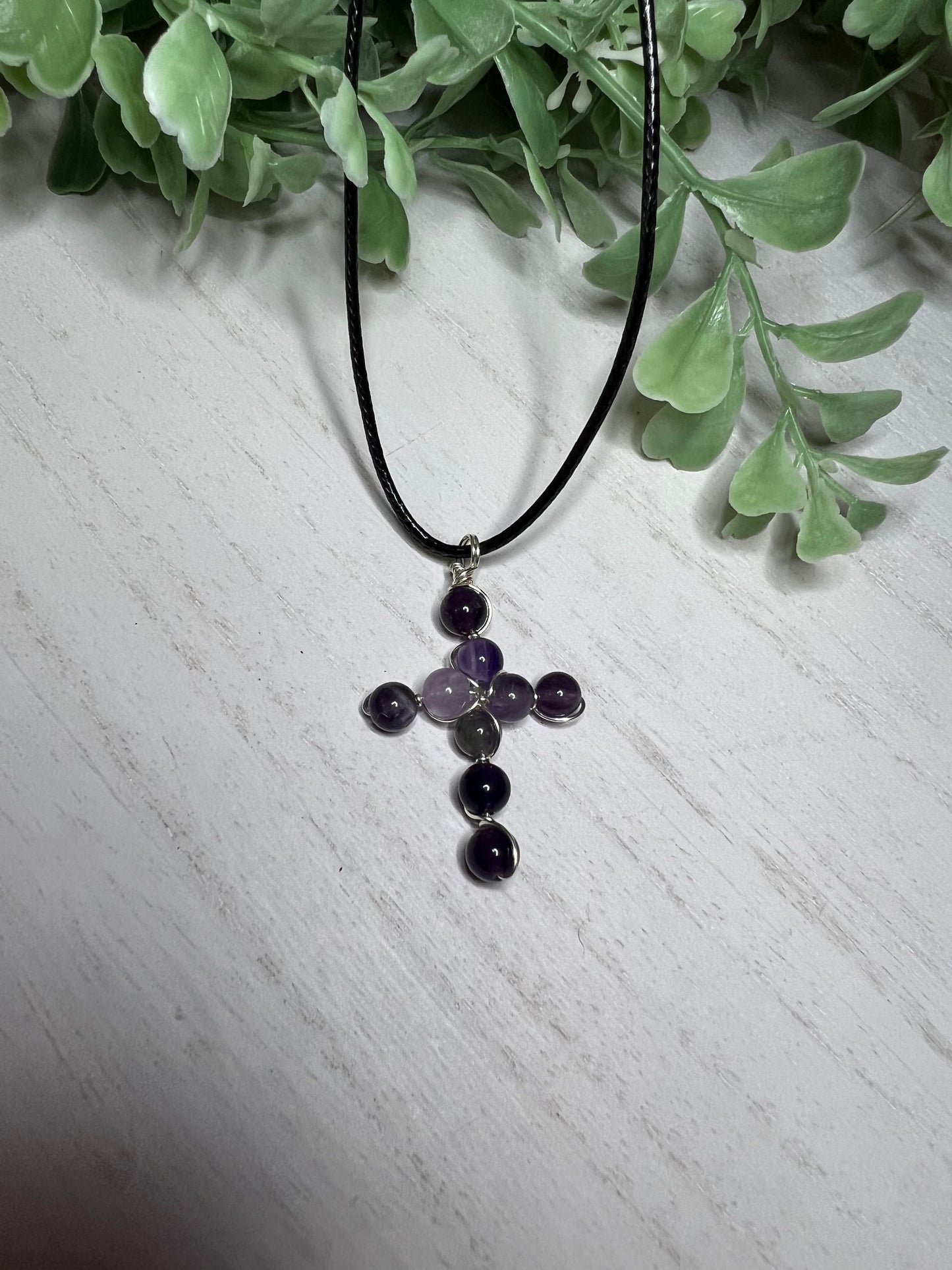 Amethyst Cross Small