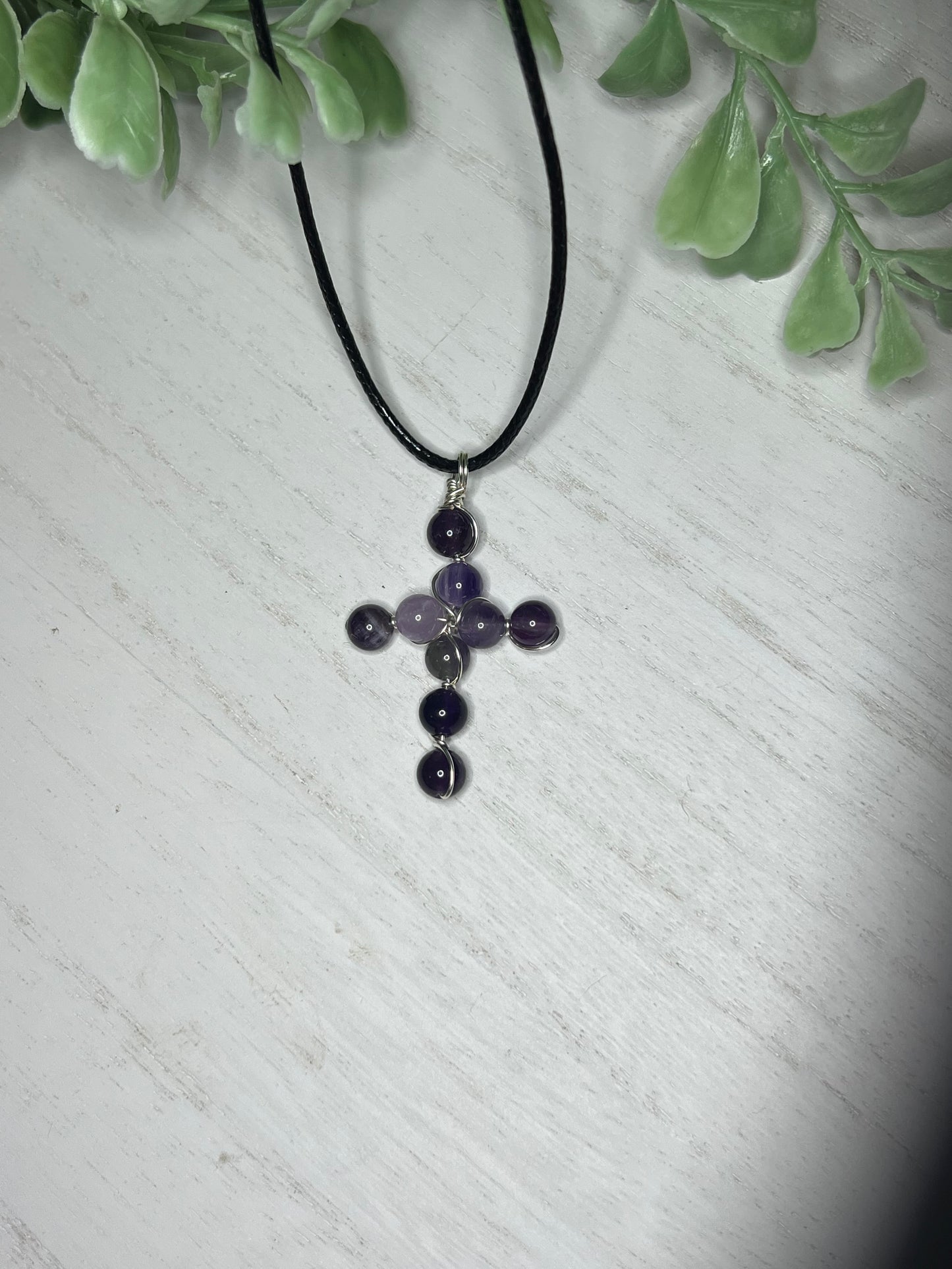 Amethyst Cross Small